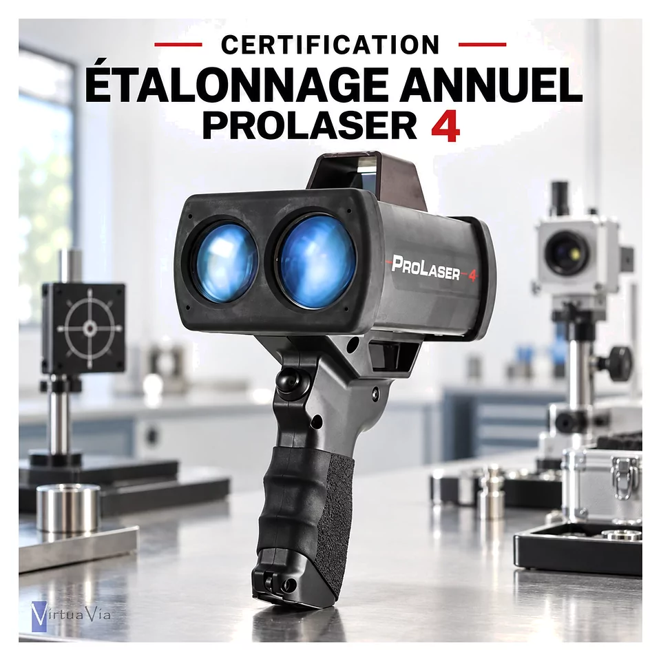 Étalonnage annuel du cinémomètre ProLaser 4