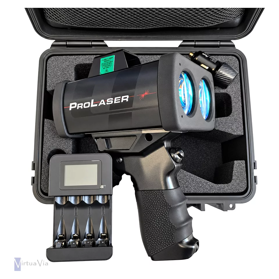 ProLaser 4 taken out of its case