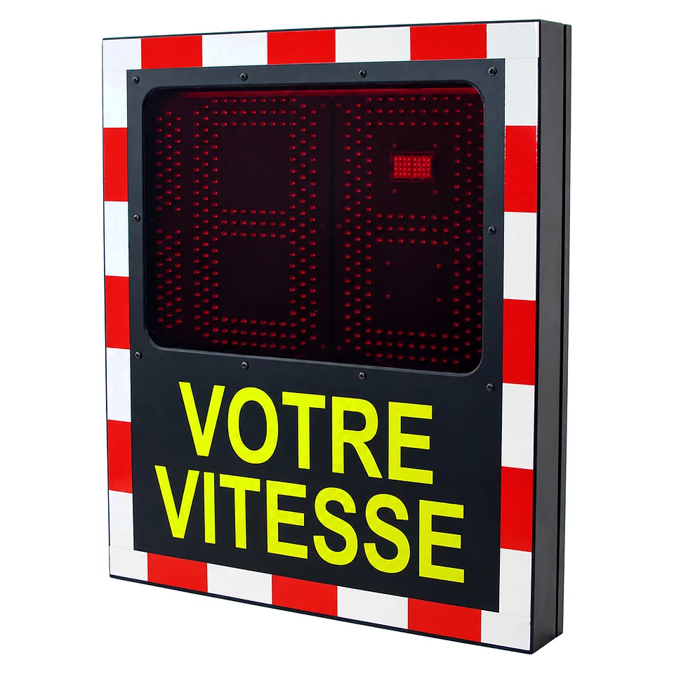 ViaLED Base Openbare verlichting-snelheidsdisplay „Uw snelheid”