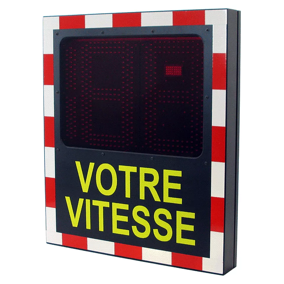 Display di velocità autonomo ViaLED Base Solare