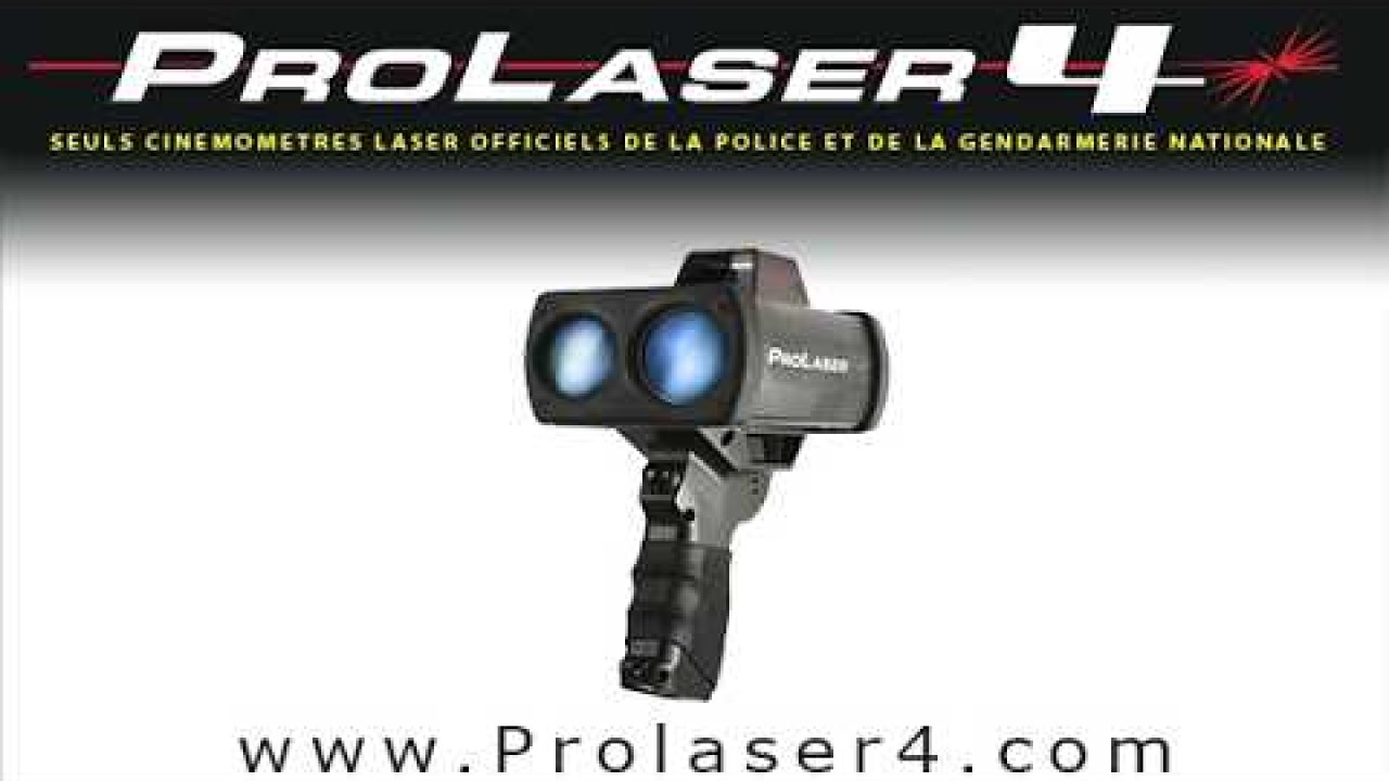 Cinémomètre laser ProLaser 4 en situation de contrôle